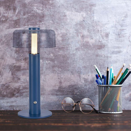Lampka Biurkowa Nocna V-TAC 1W LED 30cm Ładowanie USB Ściemnianie Filetowa VT-1049 3000K 100lm