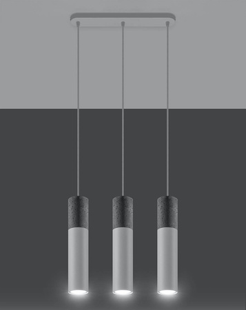 Lampa wisząca BORGIO 3L biały