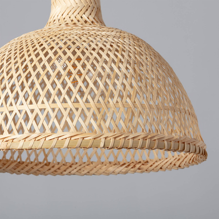 Naturalna lampa wisząca E27 Boho Handan