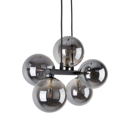 Lampa wisząca ESTERA Black 5xG9