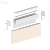 LED GK4-2 Profil 3000 mm biały lakierowany (nr kat 9640216)