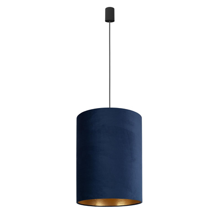 Nowodvorski Lampa wisząca granatowo złota BARREL L 