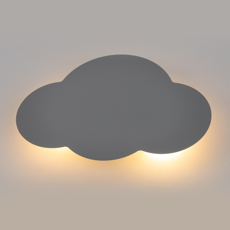 Tk Lighting CLOUD kinkiet SZARY 2xG9