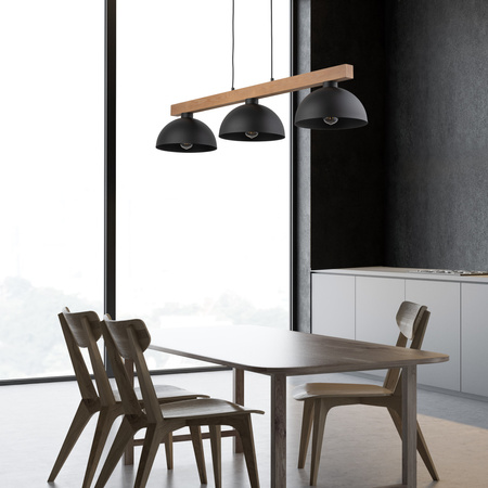 Lampa wisząca OSLO BLACK 3xE27