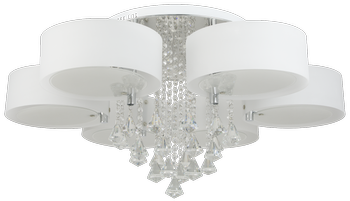 Lampa sufitowa Antila plafon 6xE27 LED z pilotem