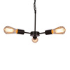 Sparta lampa wisząca czarny 3X60W E27 33-09371
