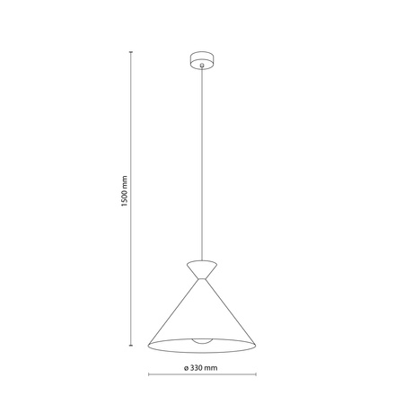 LAMPA WISZĄCA MATTEO BRICK SABIA 1XE27  L