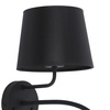 Kinkiet MAJA Black E27 + GU10