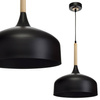 Lampa wisząca TAYLOR BLACK 1xE27 60W czarna