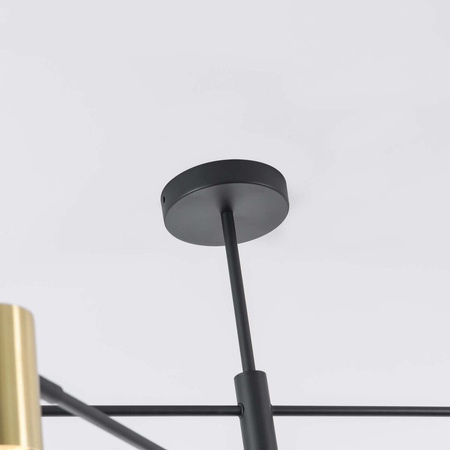 Light prestige Snow 6 wiszący złoty LP-731/6P GD