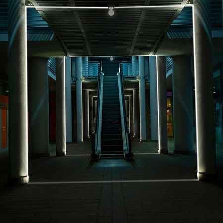 Oprawa 360st V-TAC 7W LED Iluminacja Elewacji / Wnęk okiennych Biała IP65 VT-707 3000K 645lm