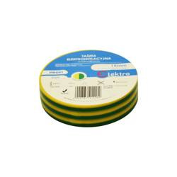 Taśma izolacyjna 19x20m żółto-zielona