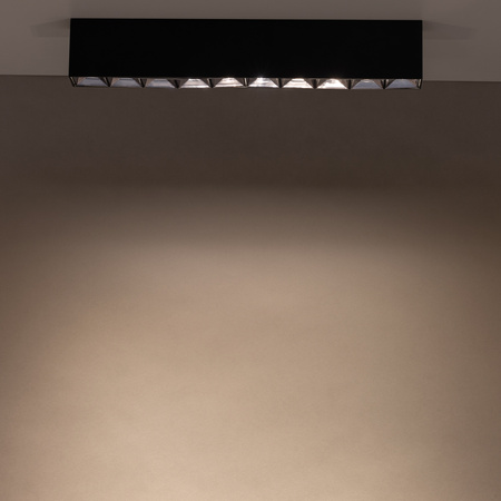 Nowodvorski Oprawa liniowa natynkowa czarna MIDI LED 