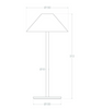 Lampa Stołowa LED 3W Zewnętrzna IP54 Przenośna z Akumulatorem USB Kivuli biała