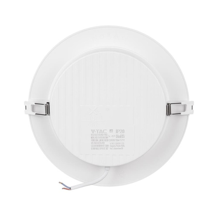 Panel Wpuszczany V-TAC 18W LED SAMSUNG CHIP Okrągły 220x28mm VT-61018RD-S 4000K 1980lm 5 Lat Gwarancji