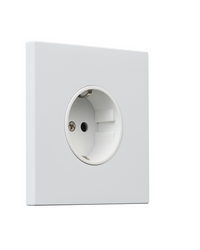 Gniazdo podtynkowe schuko TOGGLICA kwadrat dla 4U, WAVE, DEUCE, BIAŁY MAT
