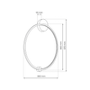 Lampa sufitowa Saturno Black 46W LED