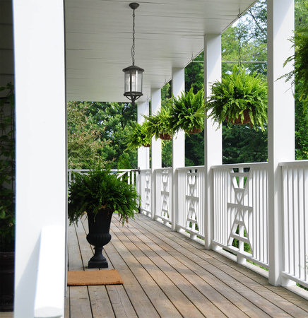 Czarna lampa wisząca do oświetlenia tarasu K-8221 z serii MIAMI