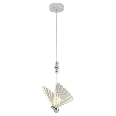Lampa wisząca 1xLED wisząca chrom