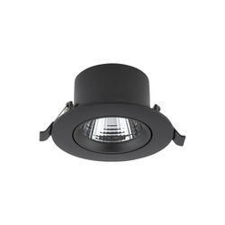Oczko sufitowe podtynkowe EGINA LED 5W 350lm 4000K czarny Nowodvorski Lighting 10550
