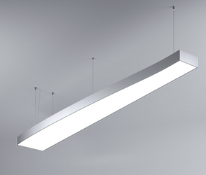 Oprawa MI-WAVE-01, zwieszana, 107W, 3000K, bez zasilacza, 24VDC, IP20, srebrny anoda