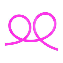 Neon Flex V-TAC 24V 10mb 12W/m VT-551 Kolor Różowy