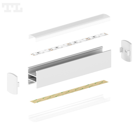 LED P4-10 Profil 2000 mm anod (nr kat 8641002)