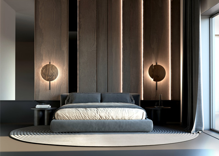 Nowodvorski Kinkiet z włącznikiem drewniany SUNSET C 