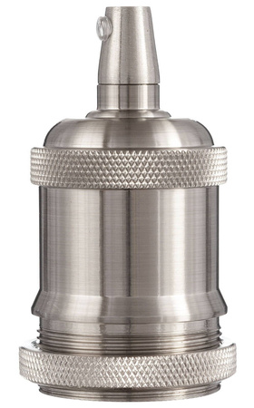 Oprawka dekoracyjna Vintage E27 metalowa satyna