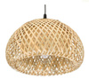Lampa wisząca BOHO bambusowa 45cm czarna 1xE27 