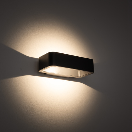 Nowodvorski Lampa ścienna natynkowa grafitowa MUNO LED