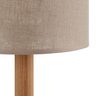 Lampka nocna stołowa Deva Nature Len 1x E27 
