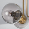 Lampa Sufitowa z Metalu i Szkła Amatler 3xE27