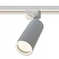 Reflektor szynowy biały GU10 1- fazowy Track Light tuba