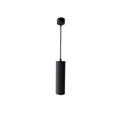 Lampa wisząca Tokio tuba 1xGU10 czarna