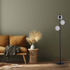 Lampa podłogowa stojąca Dorado 3xE14 czarna
