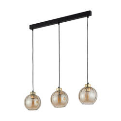 Lampa wisząca DEVI Amber 3xE27 listwa