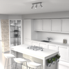 Lampa sufitowa PRESTON WHITE/CHROME 3x mini GU10