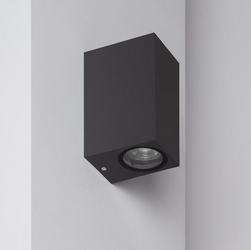 Kinkiet ogrodowy Oprawa Elewacyjna góra/ dół 2xGu10 Miseno ciemny szary