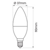Żarówka  E14 LED 7W ŚWIECZKA 700lm 3000K CERAMIKA  INQ