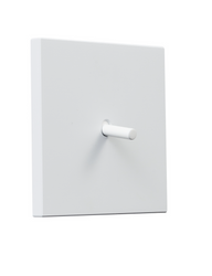 Włącznik podtynkowy Krzyżowy TOGGLICA 4U kwadratowy BIAŁY MAT