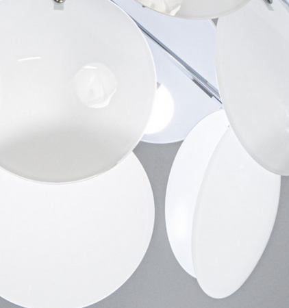 Lampa wisząca Clio 3xE27 Chrom i biały