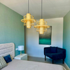 Rattanowa lampa wisząca Astra naturalna 1xE27 Boho