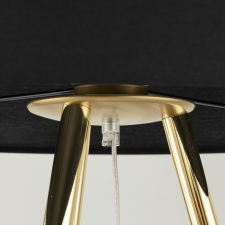 Lampa podłogowa UMBERTO Black/Gold 1xE27