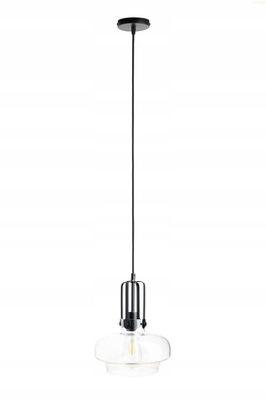 Lampa wisząca szklana przezroczysta Asana 1xE27