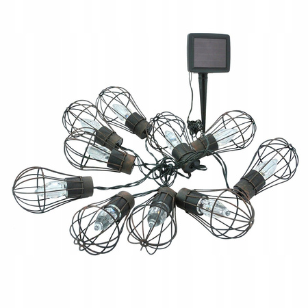 Solarna girlanda ogrodowa 3,8m ciepła Loft