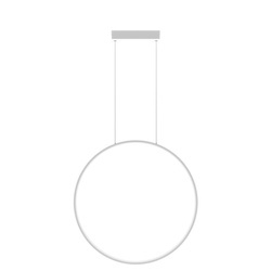 Lampa wisząca Mirror mała biała CCT