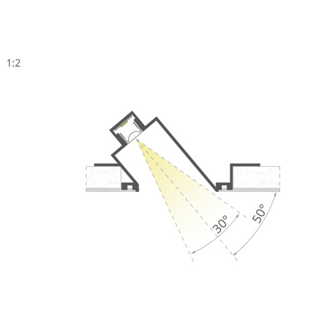 Profil LED POKET srebrny nieadowany KLUŚ 3m