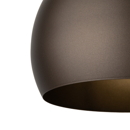 Lampa wisząca ZOE Brown 1xE27 M