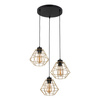 Tk Lighting DIAMOND GOLDlampa wisząca 3xE27